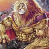 Aesthetic Lion Man Paint By Numbers
