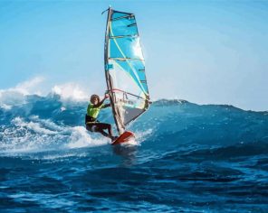 Aesthetic Windsurfer Paint By Numbers