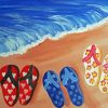 Aesthetic Flip Flop Beach Paint By Numbers