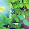 Banana Leaves Plant Paint By Numbers