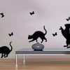 Cats Butterflies Wall Paint By Numbers