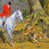 Horse And Hound Hunting Art Paint By Numbers