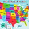 Map Of America Paint By Numbers