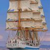 Rigged Ship Paint By Numbers