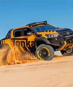 Tonka Toyota In Desert Paint By Numbers