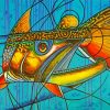 Abstract Brook Trout Fish Paint By Numbers
