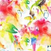 Abstract Tropical Birds Paint By Numbers