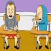 Beavis and Butt Head Animation Characters Paint By Numbers