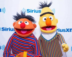 Bert And Ernie Paint By Numbers