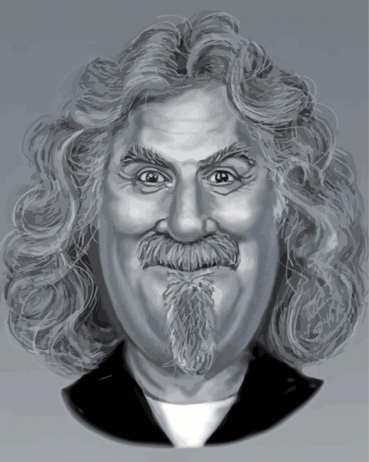 Billy Connolly Caricature Paint By Numbers
