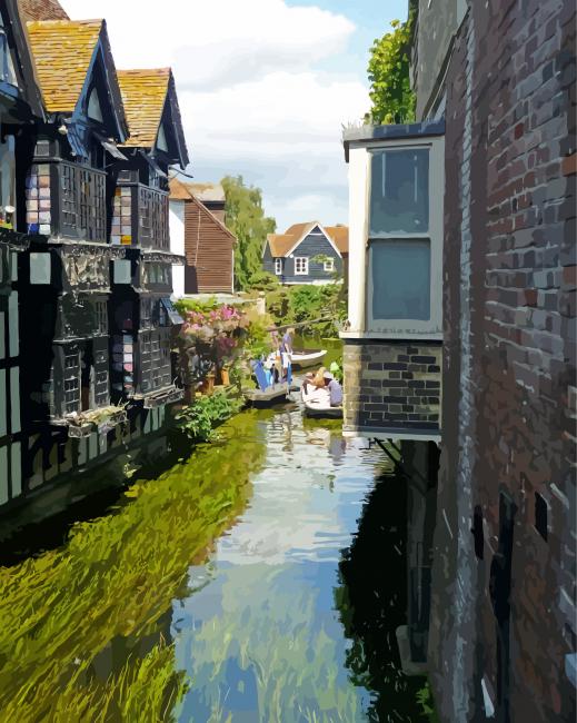 Canterbury Canal Paint By Numbers