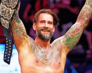 CM Punk Paint By Numbers