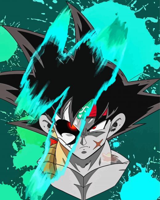 Cool Bardock Paint By Numbers
