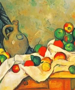 Curtain Jug And Fruit Paint By Numbers