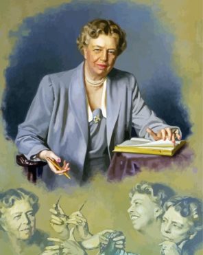 Eleanor Roosevelt Art Paint By Numbers