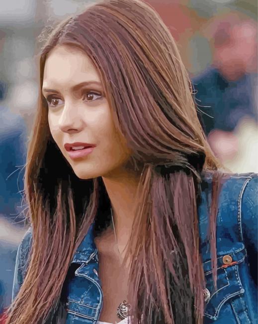 Elena Gilbert Movie Character Paint By Numbers