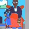 Family Mother And Child By Romare Bearden Paint By Numbers