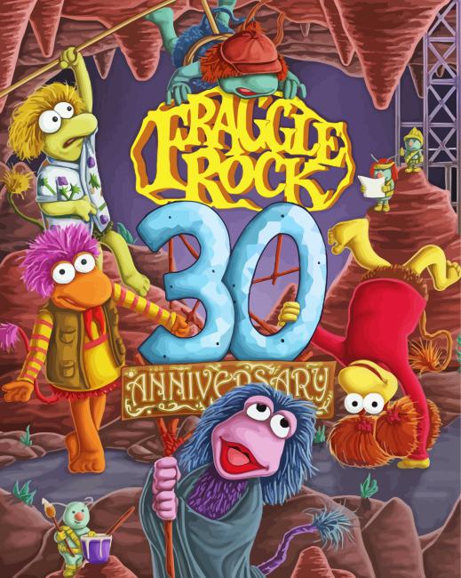 Fraggle Rock 30th Anniversary Paint By Numbers
