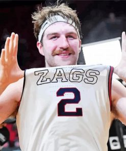 Gonzaga Bulldogs Basketball Player Paint By Numbers