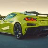 Green Corvette Z06 Paint By Numbers