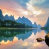 Guilin Mountains Reflection Paint By Numbers