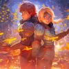 Hiccup And Astrid Characters Art Paint By Numbers