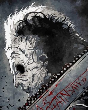 Horror Movie Texas Chainsaw Massacre Paint By Numbers