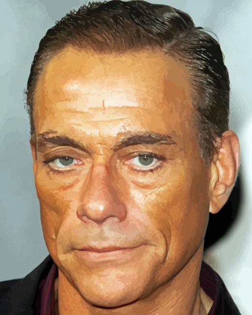 Jean Claude Van Damme Actor Paint By Numbers
