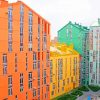 Kyiv Colorful Buildings Paint By Numbers