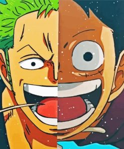Luffy Zoro Paint By Numbers