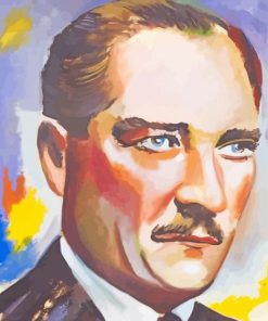 Mustafa Kemel Ataturk Art Paint By Numbers