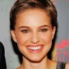 Natalie Portman With Short Hair Paint By Numbers