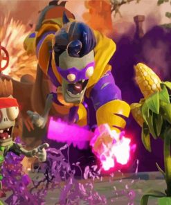 Plants VS Zombies VS Video Game Paint By Numbers