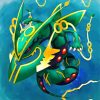 Rayquaza Pokemon Go Paint By Numbers