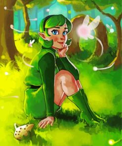 Saria Legend Of Zelda Character Paint By Numbers