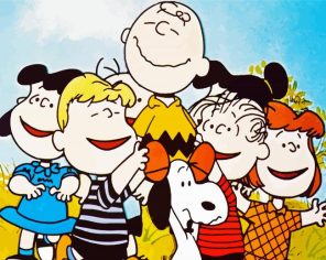 Snoopy And Peanuts Gang Paint By Numbers