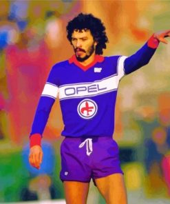 Socrates Footballer Paint By Numbers