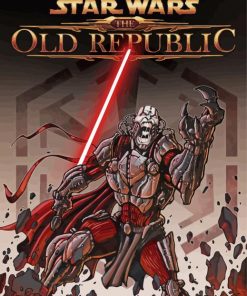 Star Wars Old Republic Poster Paint By Numbers
