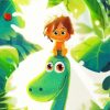 The Good Dinosaur Arlo And Spot Paint By Numbers