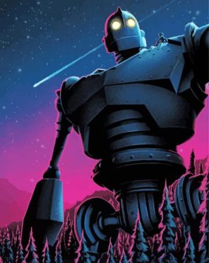 The Iron Giant Adventure Film Paint By Numbers