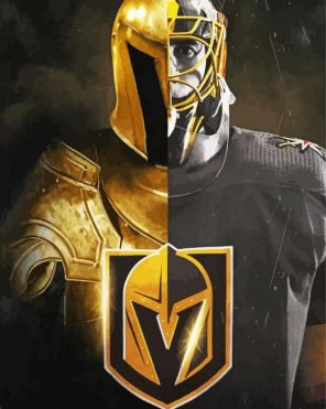Vegas Golden Knights Hockey Player Paint By Numbers