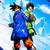 Vegeta And Goku Illustration Paint By Numbers