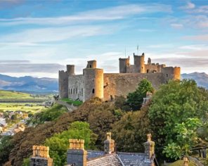 Wales The Harlech Castle Paint By Numbers