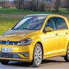 Yellow MK7 Golf Paint By Numbers