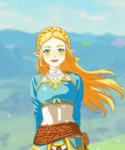 Zelda The Princess Paint By Numbers