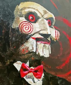 Abstract Saw Puppet Billy Paint By Numbers