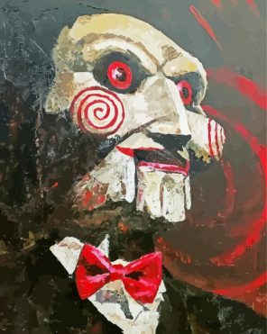 Abstract Saw Puppet Billy Paint By Numbers