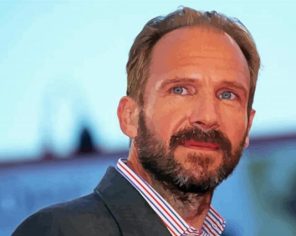 Actor Ralph Fiennes Paint By Numbers