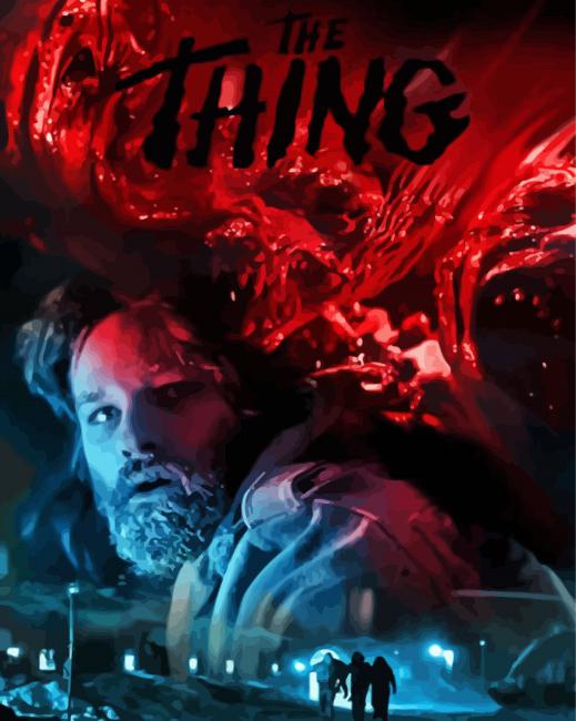 Aesthetic John Carpenter The Thing Poster Paint By Numbers