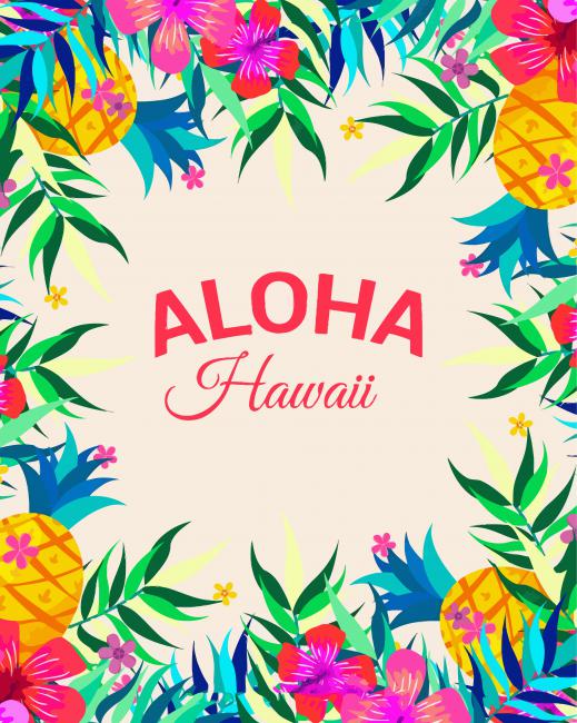 Aloha Hawaii Paint By Numbers